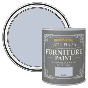 Image of Rust-Oleum Blue Sky Satin Furniture Paint 125 Ml