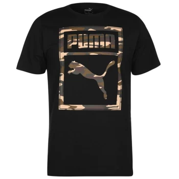 Image of Puma Box QT T Shirt Mens - Black