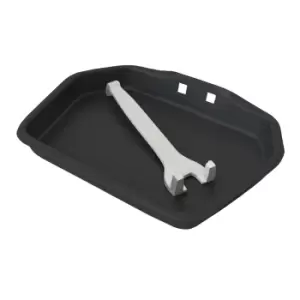 Image of Slemcka Traditional Black Ash Pan (H)40mm (D)200mm