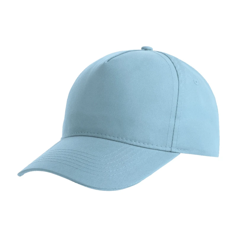 Image of Atlantis Recy Five 5 Panel Baseball Cap in Light Blue Light Blue Unisex One Size