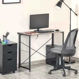 Image of Frances Folding Computer Desk, Brown