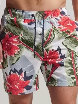 Image of Superdry Vintage Hawaiian Swim Shorts - Multi Size M Men