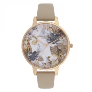 Image of Olivia Burton Ladies Marble Sand Strap Watch