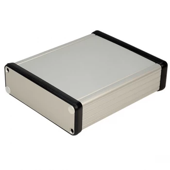 Image of Hammond 1455L1201 Extruded Aluminium Enclosure 123 x 103 x 30.5mm ...