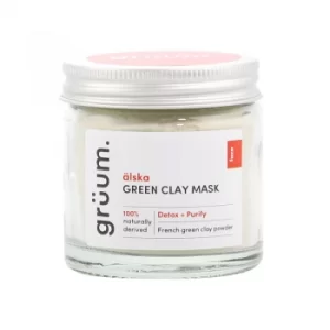 Image of gruum alska Green Clay Face Mask 50ml