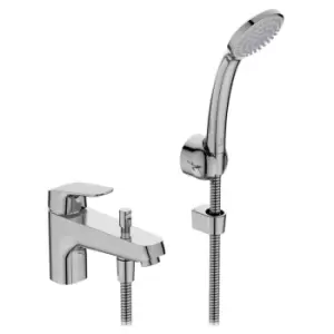 Image of Ideal Standard Ceraflex Single Lever One Hole Bath Shower Mixer With Shower Set
