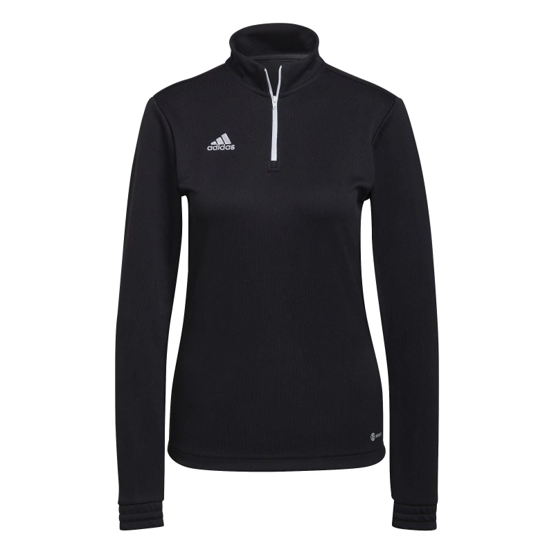 Image of adidas Entrada 22 Training Top Womens Long Sleeve Performance T-Shirts 12 (M) Black 63006803390