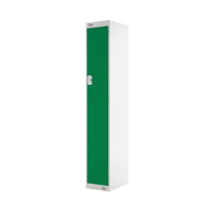 Image of Single Compartment Locker D300mm Green Door MC00004