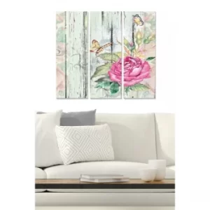 Image of MDF151728446 Multicolor Decorative MDF Painting (3 Pieces)