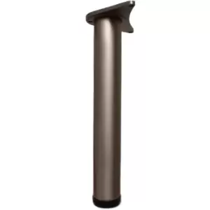 Image of Adjustable Breakfast Bar Worktop Support Table Leg 710mm - Colour Satin - Pack of 4