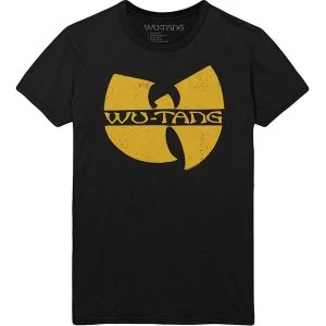 Image of Wu-Tang Clan - Logo Unisex Medium T-Shirt - Black