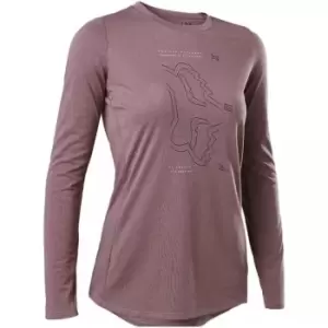Image of Fox Ranger Women Drirelease Long Sleeve Jersey - Purple