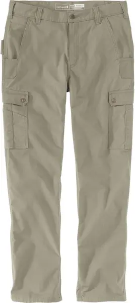 Image of Relaxed Ripstop Cargo Work Pants, grey, Size 42
