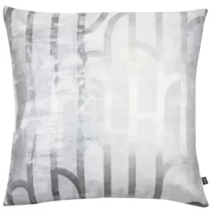 Image of Meyer Cushion Platinum/Silver, Platinum/Silver / 50 x 50cm / Polyester Filled