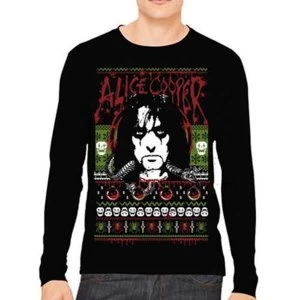 Image of Alice Cooper - Holiday 2015 Unisex Medium Sweatshirt - Black