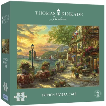 Image of French Riviera Caf&eacute; Jigsaw Puzzle - 1000 Pieces