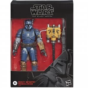 Image of Hasbro Star Wars The Mandalorian The Black Series Heavy Infantry 6" Action Figure