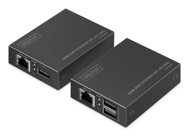 Image of Digitus HDMI KVM Extender Set. 4K/30Hz