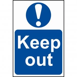 Image of Scan Keep Out Sign 400mm 600mm Standard