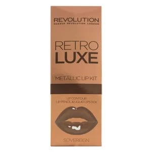 Image of Makeup Revolution Retro Luxe Kits Metallic Sovereign