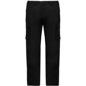 Image of Kariban Adults Unisex Multi-Pocket Cargo Trousers (40R) (Dark Navy) - Dark Navy
