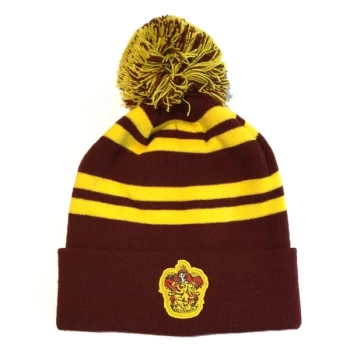 Image of Harry Potter - House Gryffindor Unisex Beanie Pom - Maroon