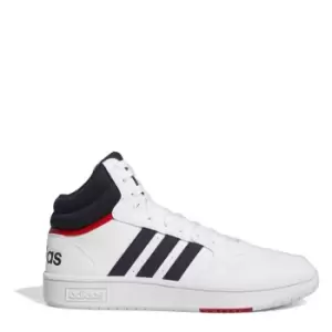 Image of adidas Hoops 3.0 Mid Classic Vintage Shoes Mens - Cloud White / Legend Ink / Viv