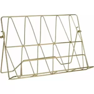 Image of Vertex Gold Finish Cookbook Stand - Premier Housewares