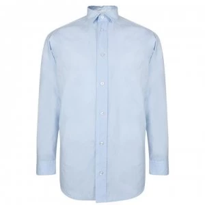 Image of Hugo Boss Oversized Paper Touch Shirt Open Blue Size L Men