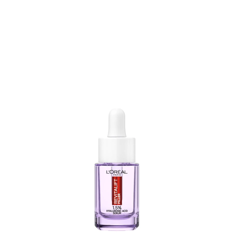 Image of LOreal Paris Revitalift Filler Serum, 1.5% Pure Hyaluronic Acid, High Molecular and Micro Hyaluronic acid, Replumping and Hydrating, 15ml