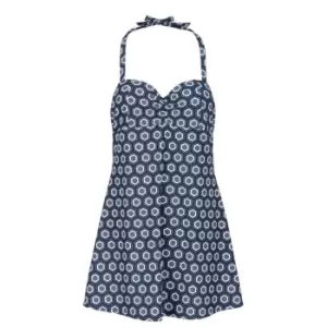 Image of Miso Halter Neck Swimdress - Blue