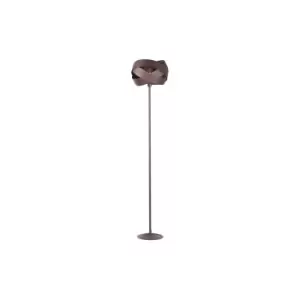 Image of Abbraccio Floor Lamp, Dark Brown