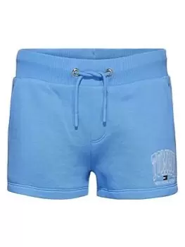 Image of Tommy Hilfiger Girls Bold Varsity Short - Blue Size Age: 10 Years, Women