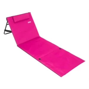 Image of Beach Mat with Backrest Pink 158x56cm