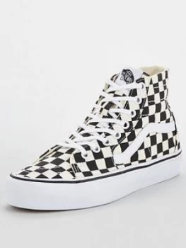 Image of Vans Sk8-Hi Tapered Checkerboard - Black/White