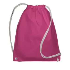Image of Jassz Bags Drawstring Backpack (Pack Of 2) (One Size) (Magenta)