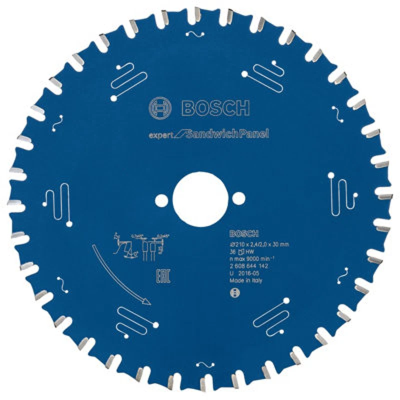 Image of Bosch Expert Circular Saw Blade for Sandwich Panel 2608644142 Diameter: 210mm