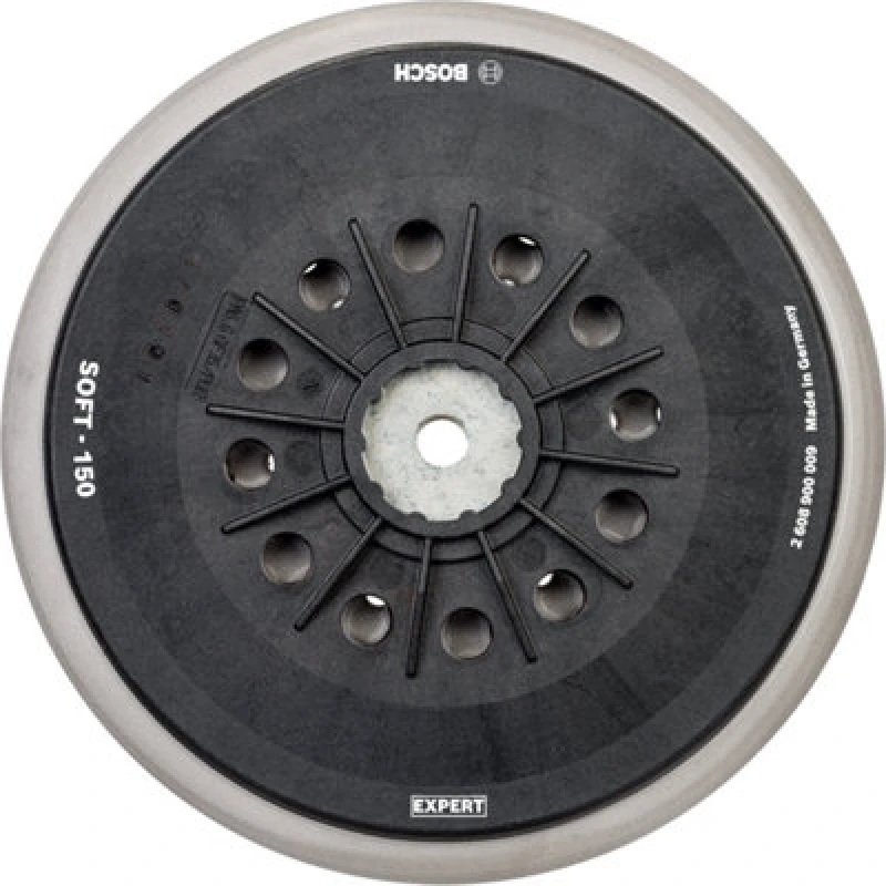 Image of Bosch Expert Multihole Soft Backing Pads for GEX 150mm Sanders 2608900009 Diameter: 150mm