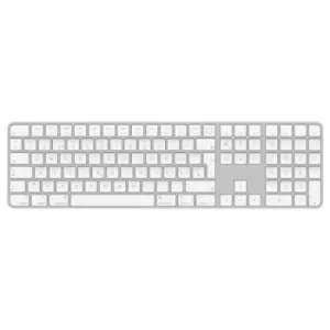 Image of Apple Magic keyboard USB + Bluetooth Swiss Aluminium White