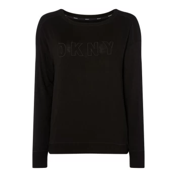 Image of DKNY Core Long Sleeve Top - Black