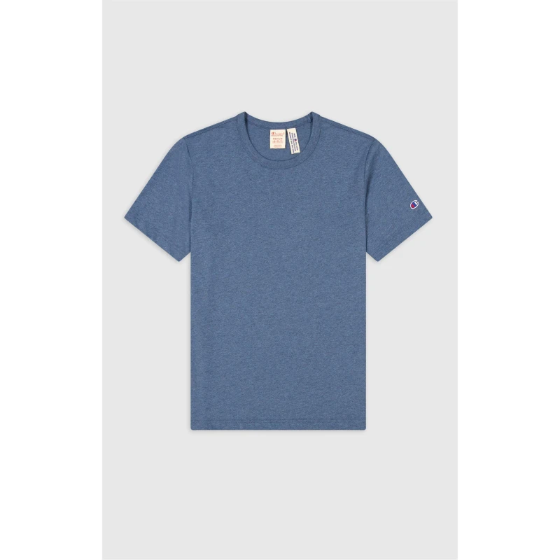 Image of Champion Crewneck T-Shirt Mens - Blue Blue XS