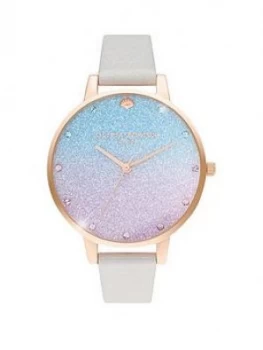 Image of Olivia Burton Glitter Dial, Sparkle Marker Pearl, Shimmer Pearl & Rg