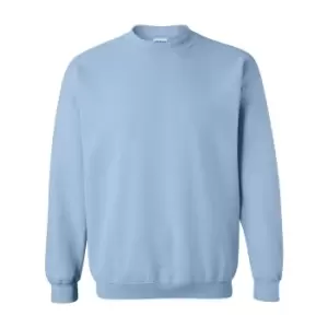 Image of Gildan Heavy Blend Unisex Adult Crewneck Sweatshirt (L) (Light Blue)
