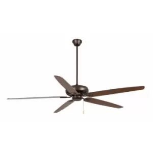 Image of Faro Nisos Brown 5 Blade Ceiling Fan