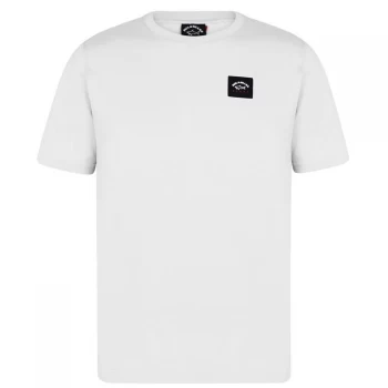 Image of Paul And Shark Sport Paul & Shark Sport Plain Logo T Shirt - Lt Grey 236