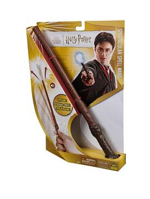 Image of Harry Potter - Zauberstab mit Vibrationseffekt und Sound ca. 31cm Spielzeug fur Kinder ab 6 Jahren Fanartikel