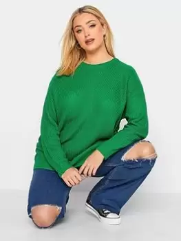 Image of Yours Basic Jumper Green, Size 18-20, Women