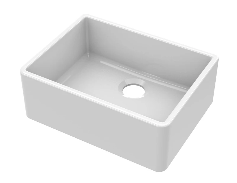 Image of Balterley Single Bowl Butler Sink No Overflow No Tap Hole 595mm White