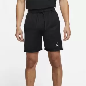Image of Jordan M J Dri-Fit Sport Mesh Shorts, Black/White/White, Male, Basketball Shorts, DH9077-010