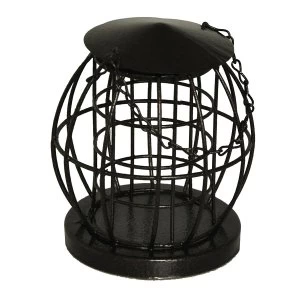 Image of Kingfisher Mini Caged Suet Ball Feeder